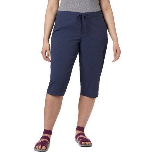 Women's Columbia Anytime Outdoor Capris Sport Pants Navy | Plus Size CA-GL530